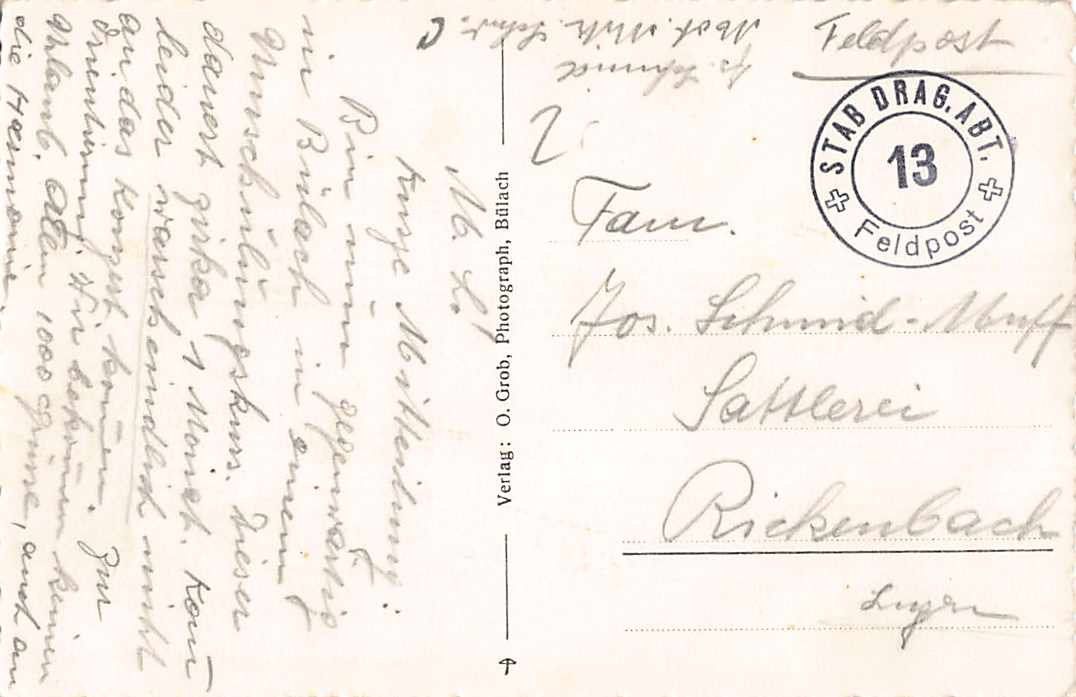 Cartoline postali: GRUSS aus BÜLACH mit Spital 1939 – Usato da Lufingen venduto da philatelieshop 1