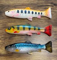 SAVAGE GEAR 3D CRAFT TROUT PULSTAIL 16CM - Set