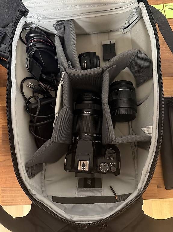 Kamera: Canon EOS 250D Kit + 3 Objektive + Lowepro Rucksack – Gebraucht aus Wohlen AG von adr_n2jd 3