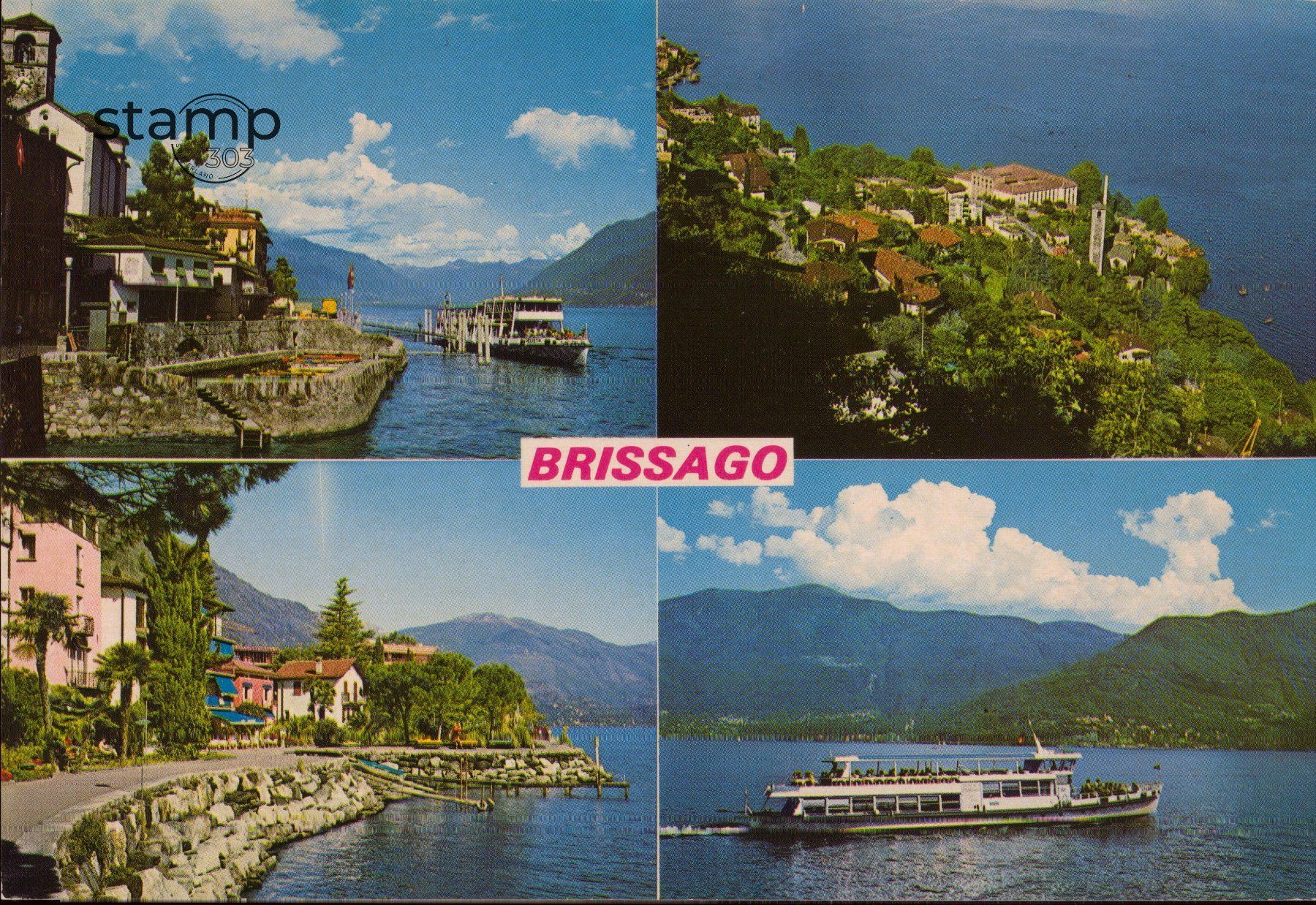 Cartoline postali: 1982 AK Brissago - Lago Maggiore – Usato da Eggersriet venduto da stamp303
