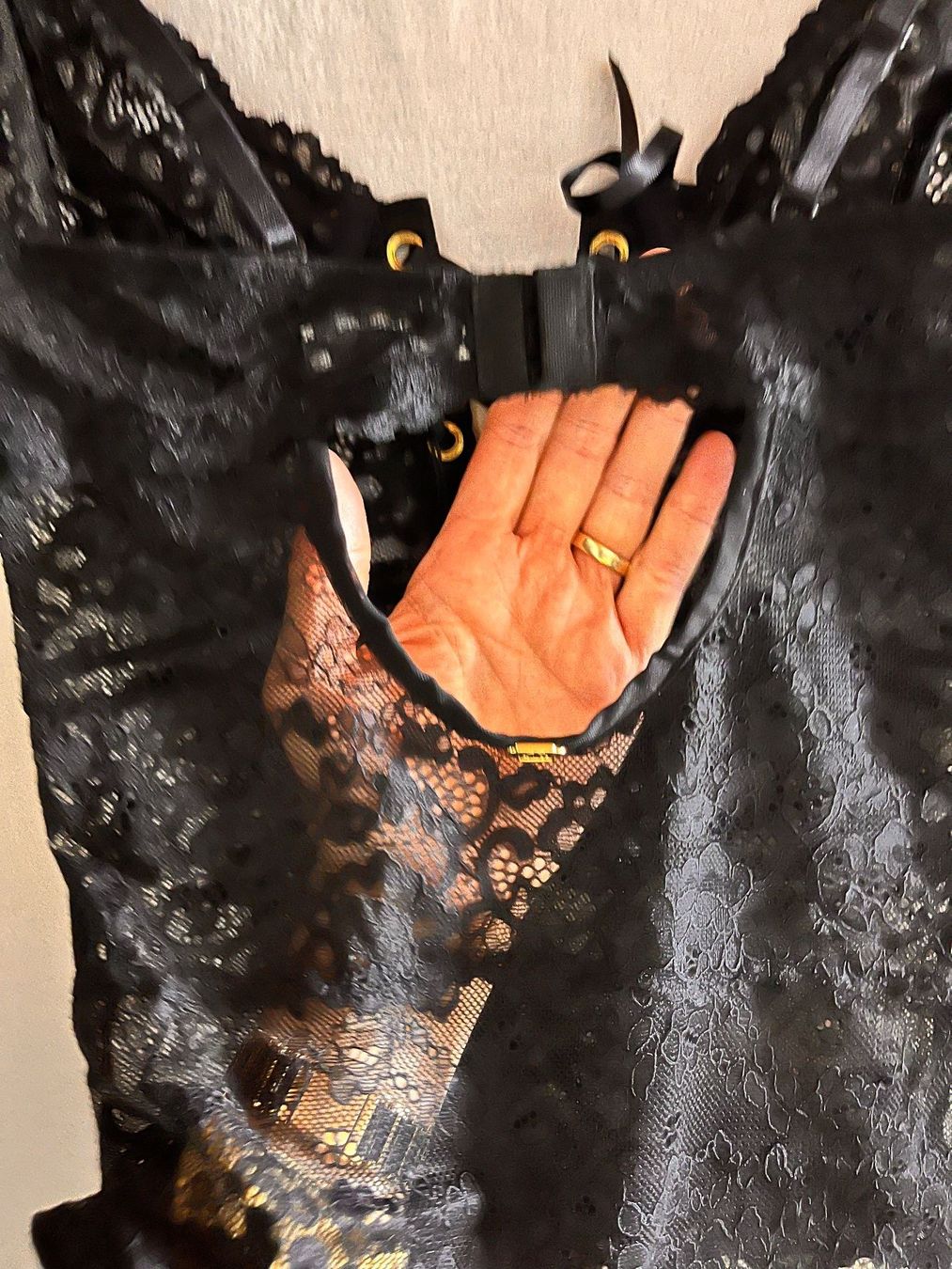 Altra biancheria intima: JETTE, Spitzen-Body, Grösse 80B, Farbe Schwarz – Nuovo e nell'imballaggio originale da Rudolfstetten venduto da gst_g7xl 4