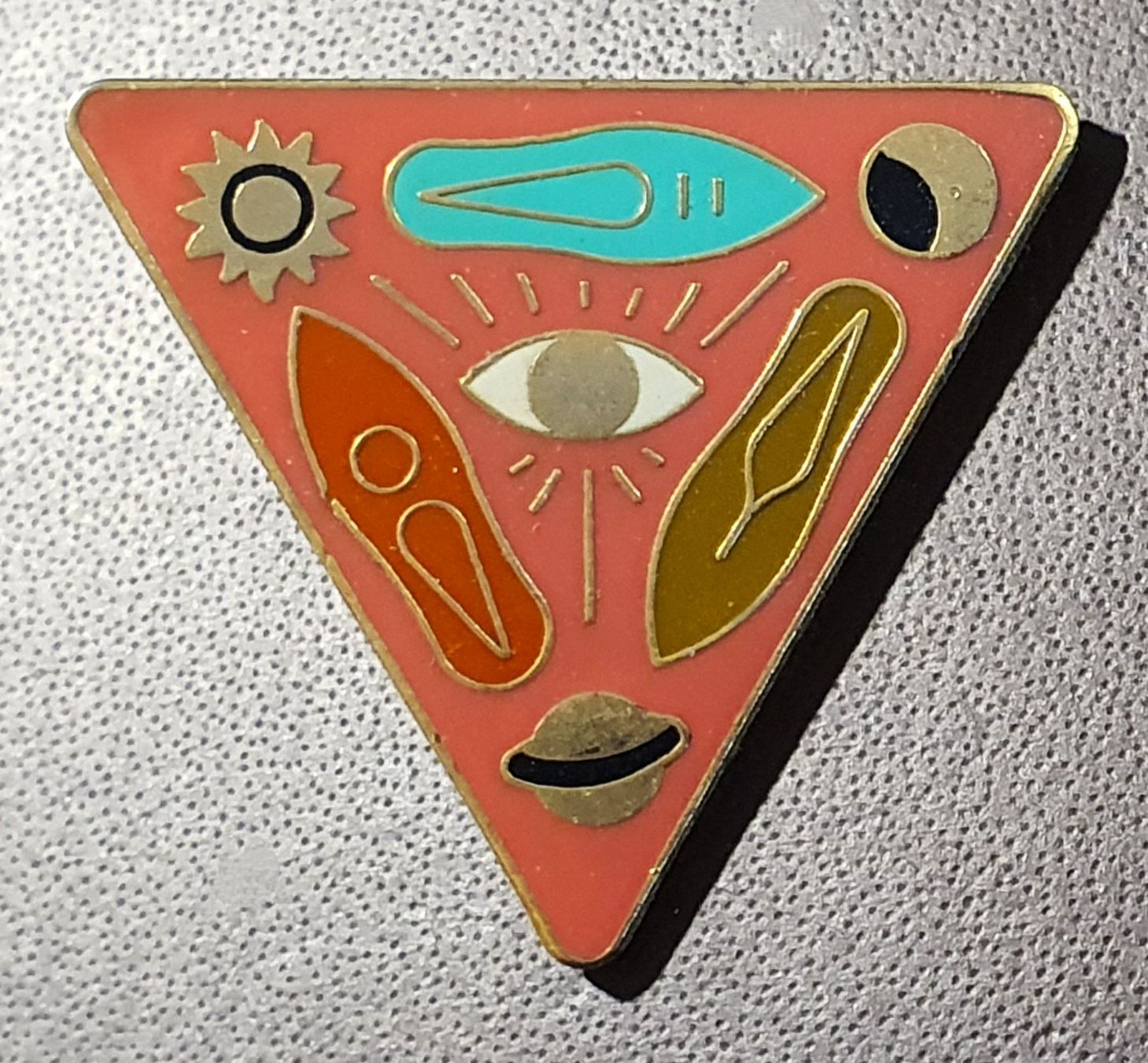Placchette & Badge: T601 - Kunst Pin Das Auge – Usato da Reinach BL venduto da Boston-Verkauf