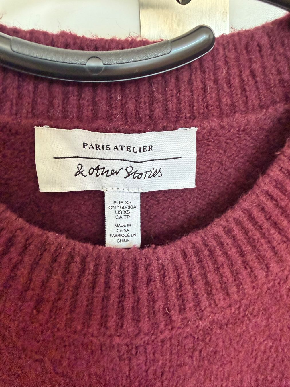 Other Stories Maglioni & Felpe: & Other Stories Strickpullover, bordeaux, XS – Usato da Zürich venduto da mar_vrr8 2