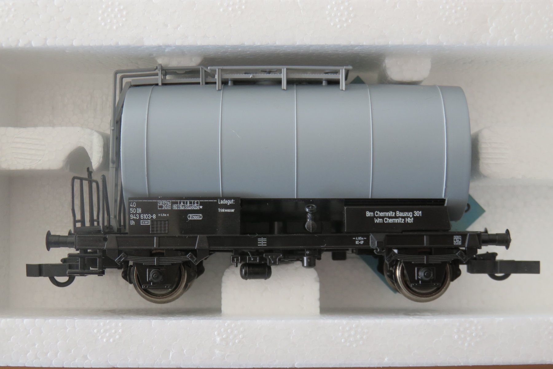 Roco Modellini di ferrovie: Roco 47091 Kesselwagen, Trinkwassertank, DR, Ep IV – Nuovo (secondo la descrizione) da Wohlen b. Bern venduto da Bajassli