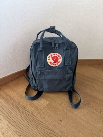 Fjällräven Kånken Mini-Rucksack blau guter Zustand