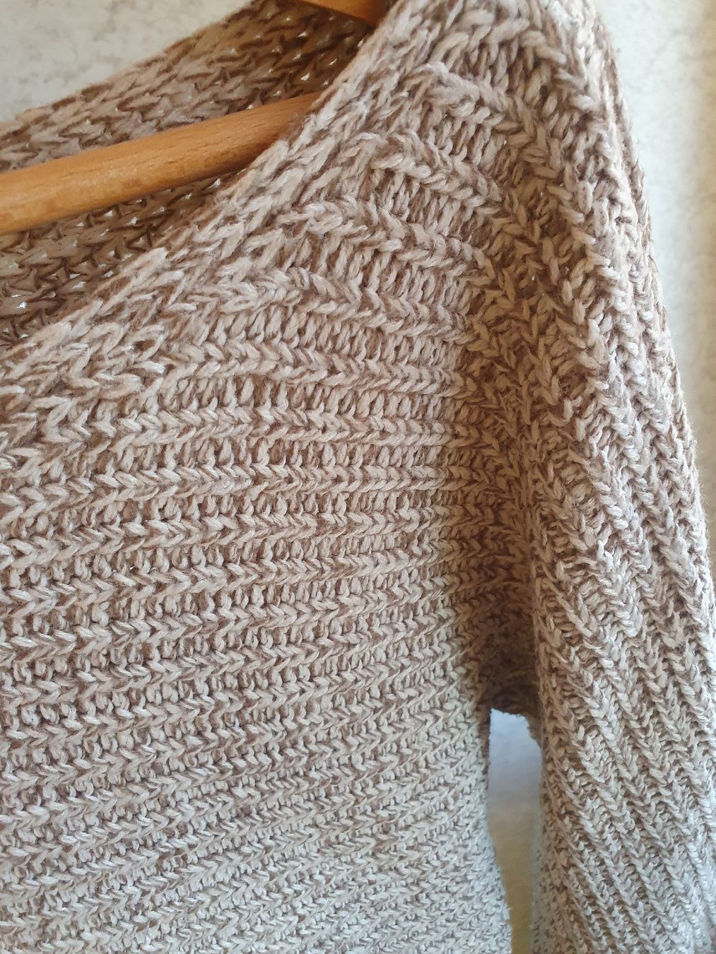 Maglioni & Felpe: Boho-Strickpulli, Grösse M, Beige-Braun, Top Zustand! – Usato da Wimmis venduto da hel_m26m 2