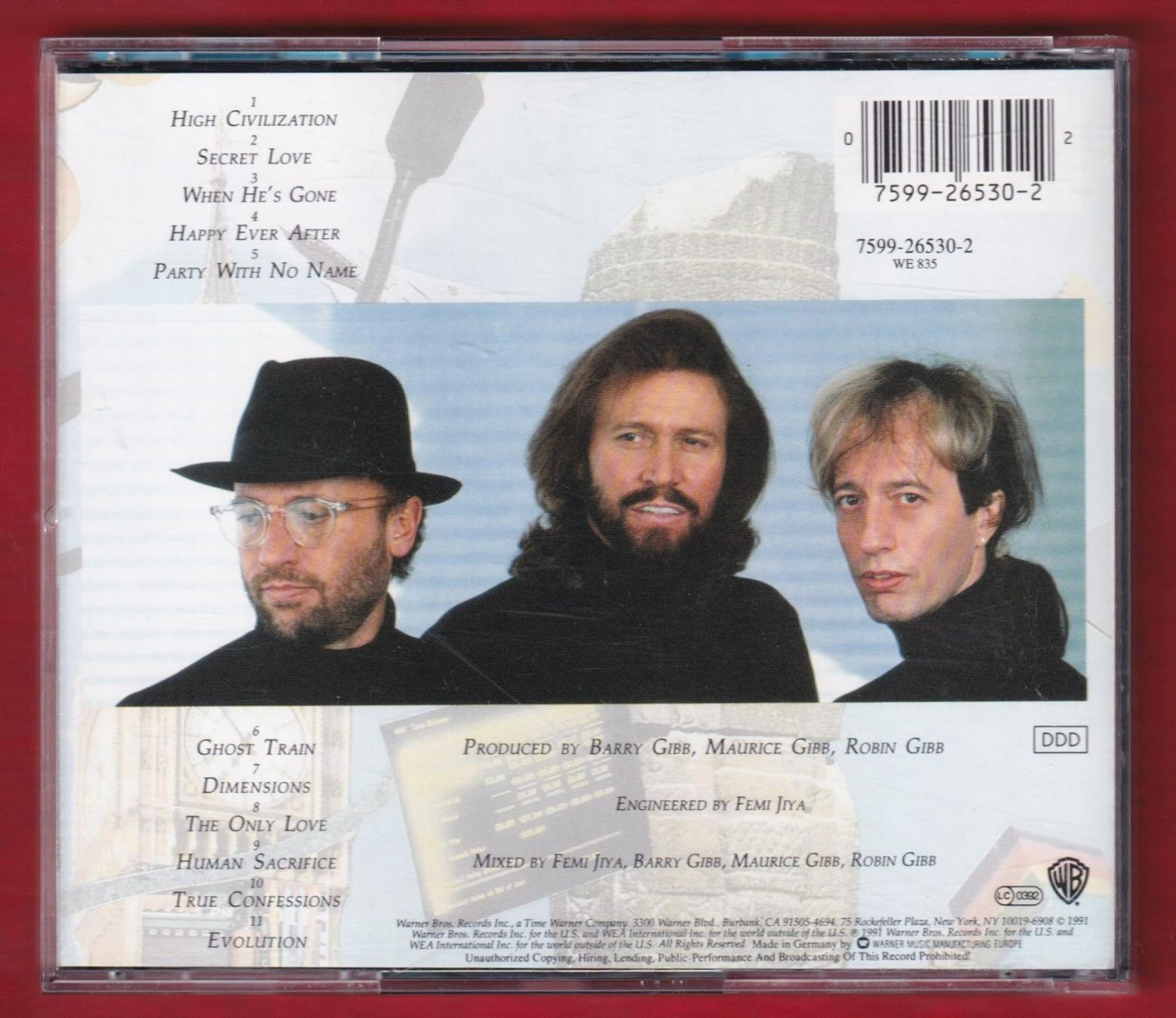 CD: Bee Gees - High Civilization (CD) – Usato da Zürich venduto da Pfluftl2000 1