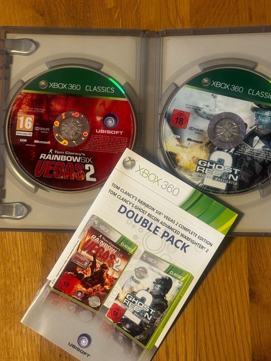 Giochi: Ghost Recon 2 + Vegas 2 - CIB - Xbox 360 – Usato da Uster venduto da GamesAndStuff 2