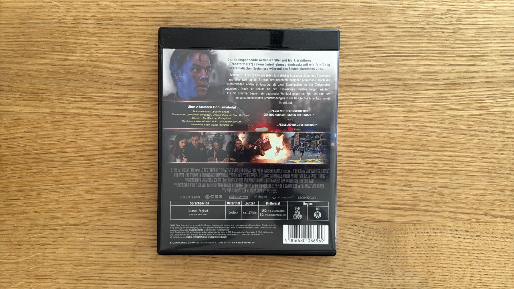 Tutti i DVDs: Boston - 4K UHD Blu-Ray – Usato da Wallisellen venduto da Art_Vendorlay 1