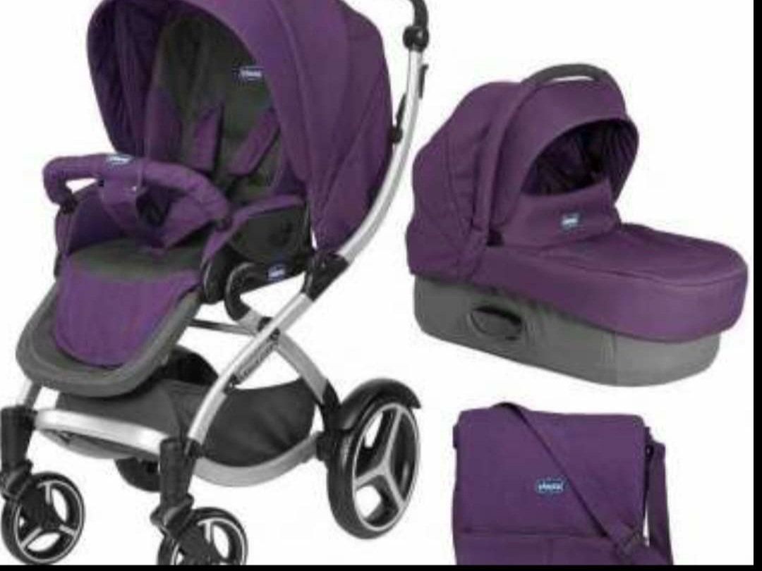 Chicco Carrozzine: Chicco Kinderwagen Set mit Winterreifen – Usato da Wangen ZH venduto da oky-doky