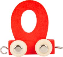 Buchstabenzug Wagen " O " bunt