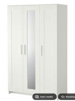 IKEA Wardrobe with mirror white 3 doors