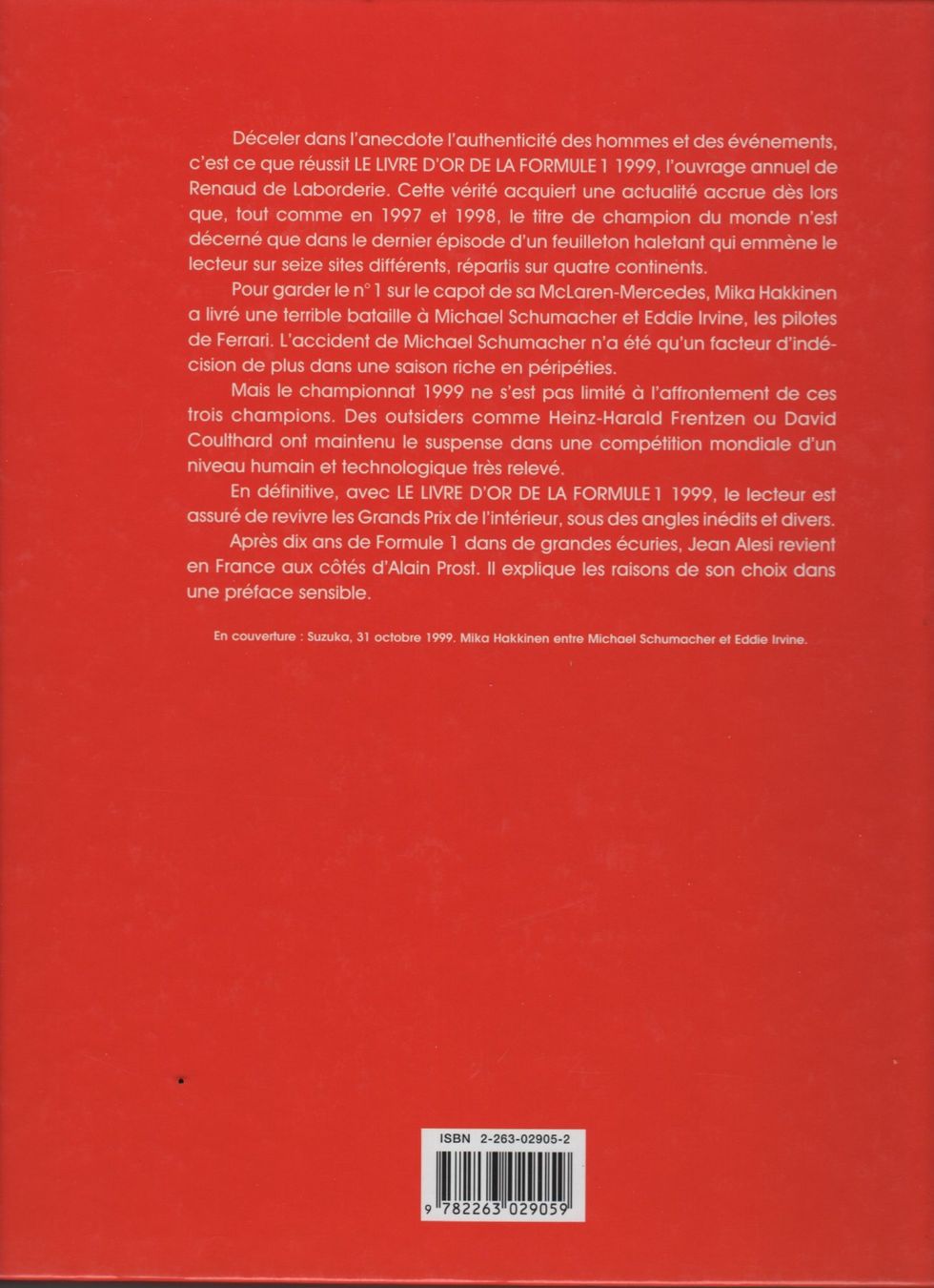 Libri: Le Livre Formule 1 ; 1999 – Usato da Corminboeuf venduto da corbay 3