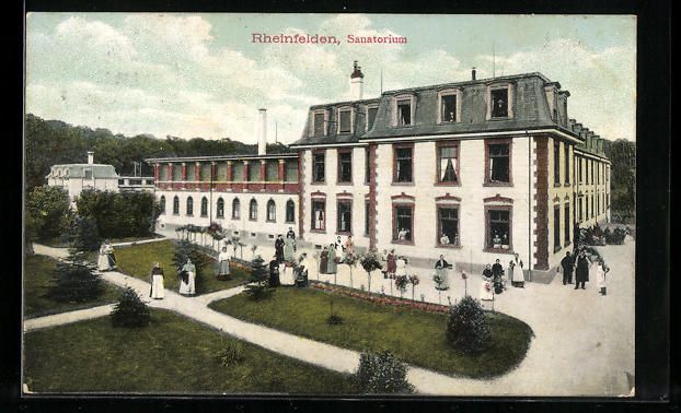 Cartoline postali: AK Rheinfelden, Sanatorium, 1911 – Usato da Berlin venduto da bartko-reher