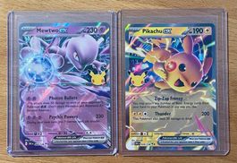 Pokémon 30th Celebration Mewtwo Ex & Pikachu Ex 🇬🇧