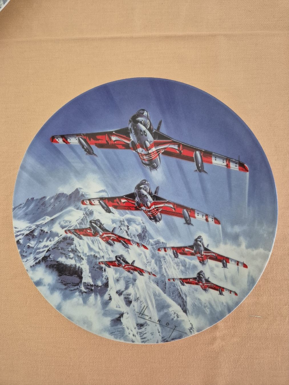 Piatti: Teller Patrouille Suisse "Formation Superbox" und "Schwan" – Usato da Eschlikon TG venduto da zuzanka80 1