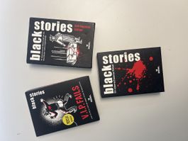 Black Stories Set 3x Spiele neuwertig
