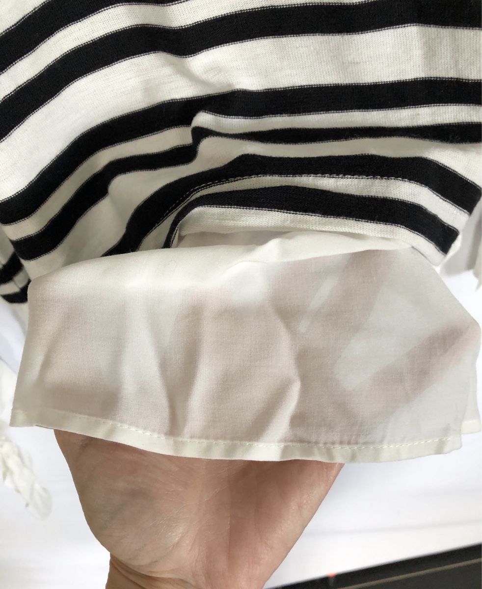 Promod Maglioni & Felpe: Pull-chemise rayé noir blanc Promod 40-42 – Nuovo (secondo la descrizione) da Coppet venduto da Vanessamode 9