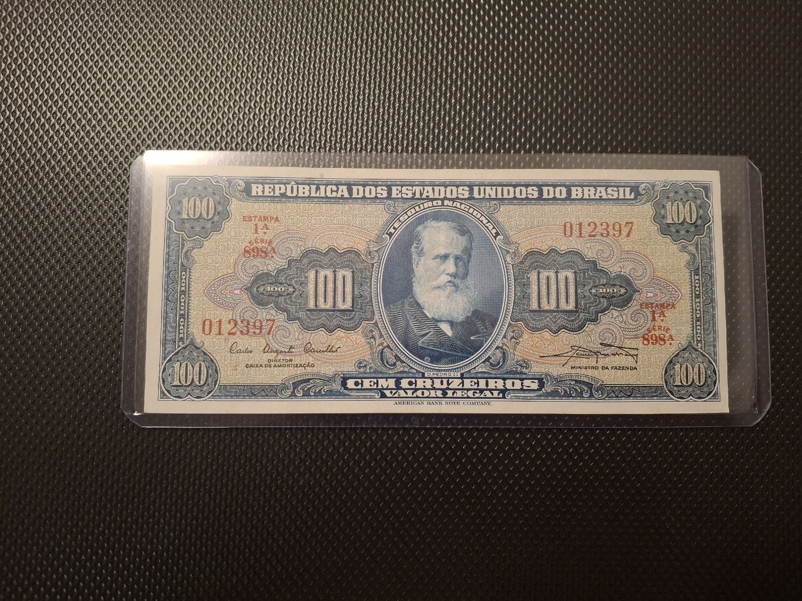 Billets de banque: 100 Cruzeiros Brasil Banknote – D'occasion à Geroldswil par Antica01