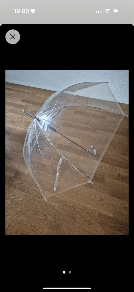 Ombrelli: Transparente Regenschirme - 4 Stück! – Nuovo (secondo la descrizione) da Waltenschwil venduto da spikelike