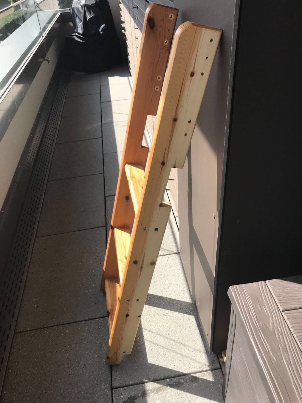 Articoli in legno: Leiter aus Holz – Nuovo (secondo la descrizione) da Egg b. Zürich venduto da d.t.t 1