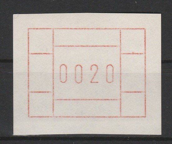 Alle Briefmarken: ATM Probedruck – Gebraucht aus Oberglatt ZH von Wiedmi6