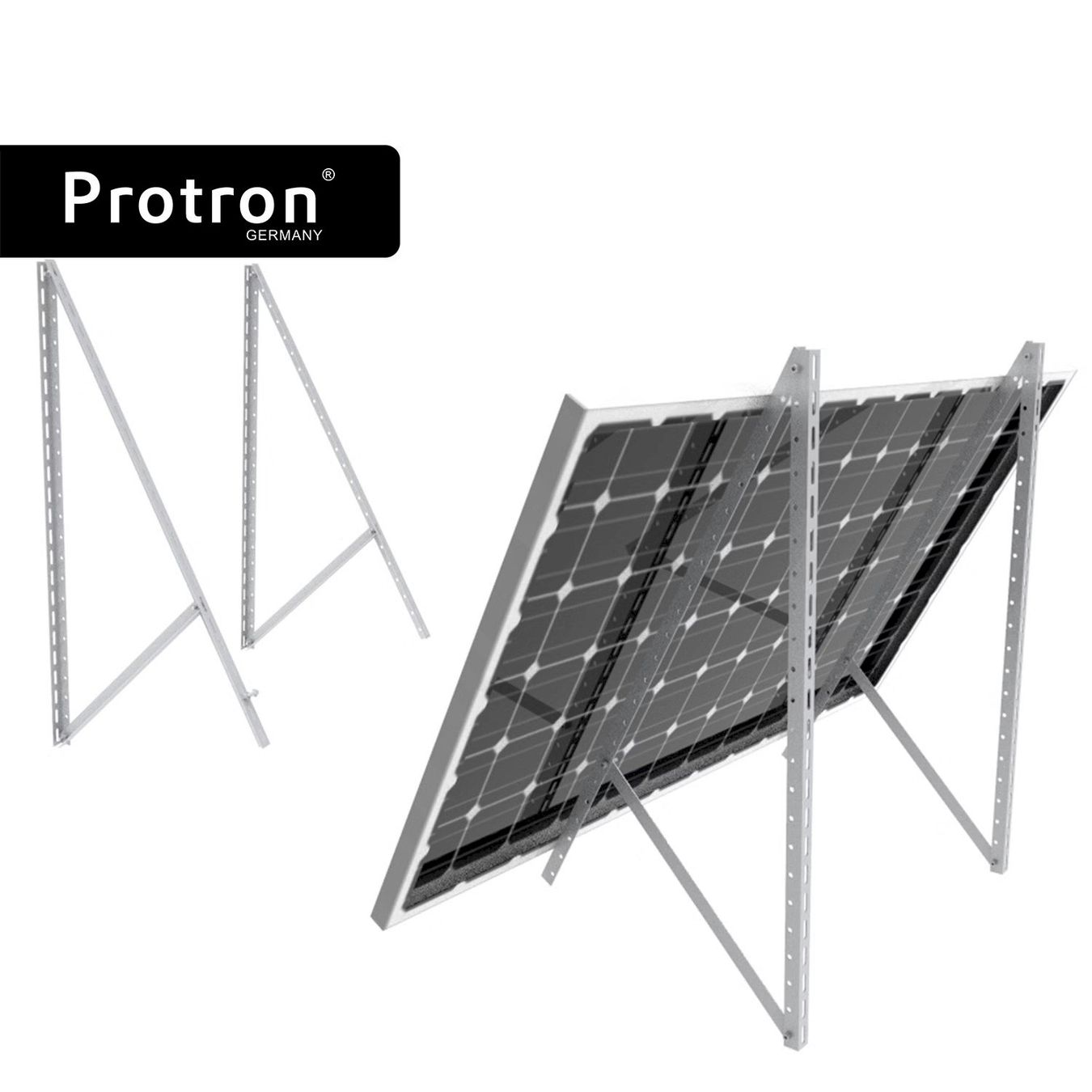 Dispositivi a energia solare: 2x Dreieck Halterung 115cm – Nuovo e nell'imballaggio originale da Bottighofen venduto da zaap 5