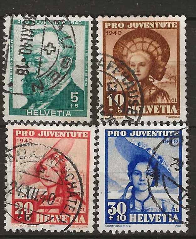 Tutti i francobolli: PJ036 - Pro Juventute 1936 obl. – Usato da Trélex venduto da Phil_Albert