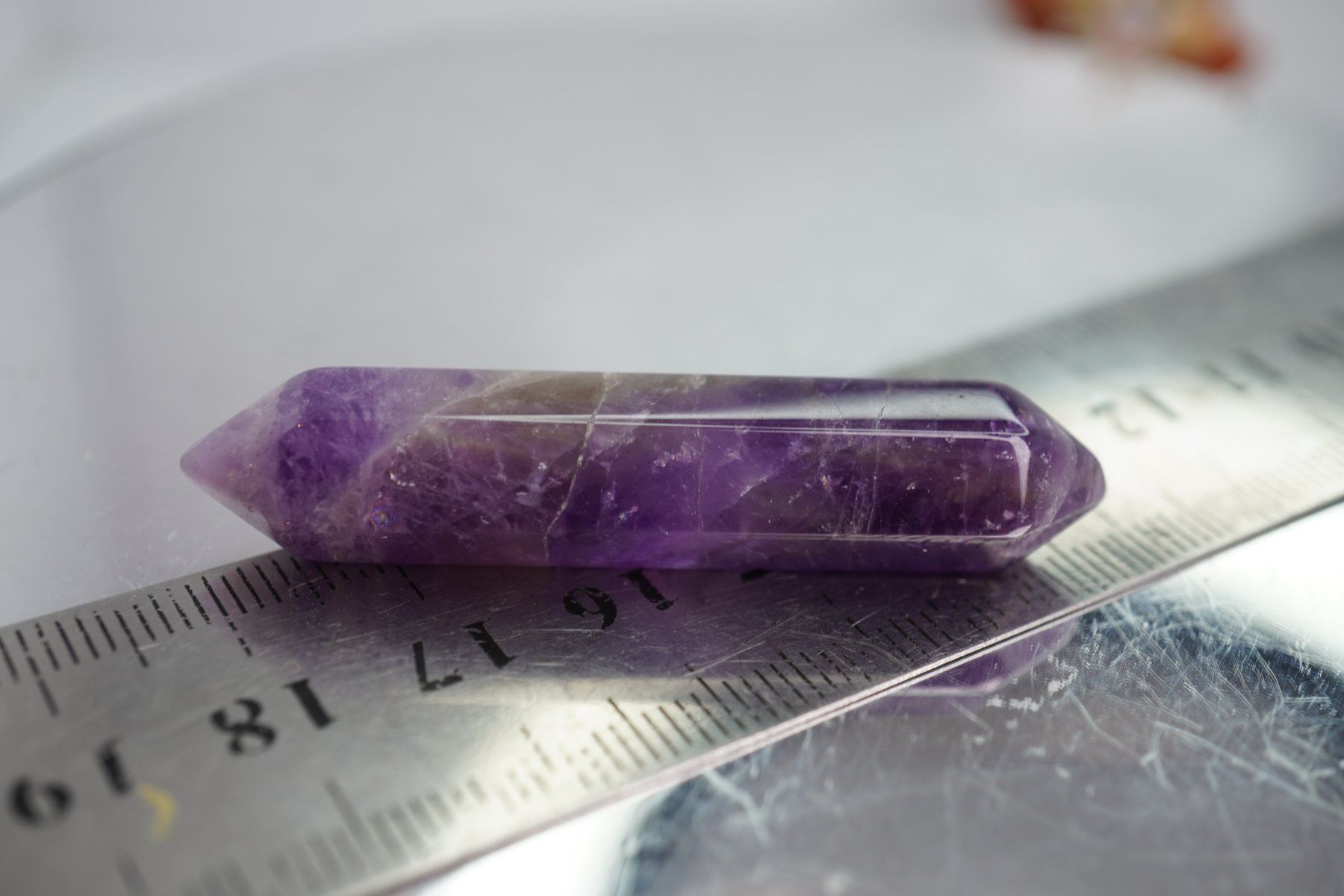 Minerali & Pietre curative: Amethyst   Doppelender 55mm ab 1.- Auktion – Nuovo e nell'imballaggio originale da Eschenbach SG venduto da topstone 1