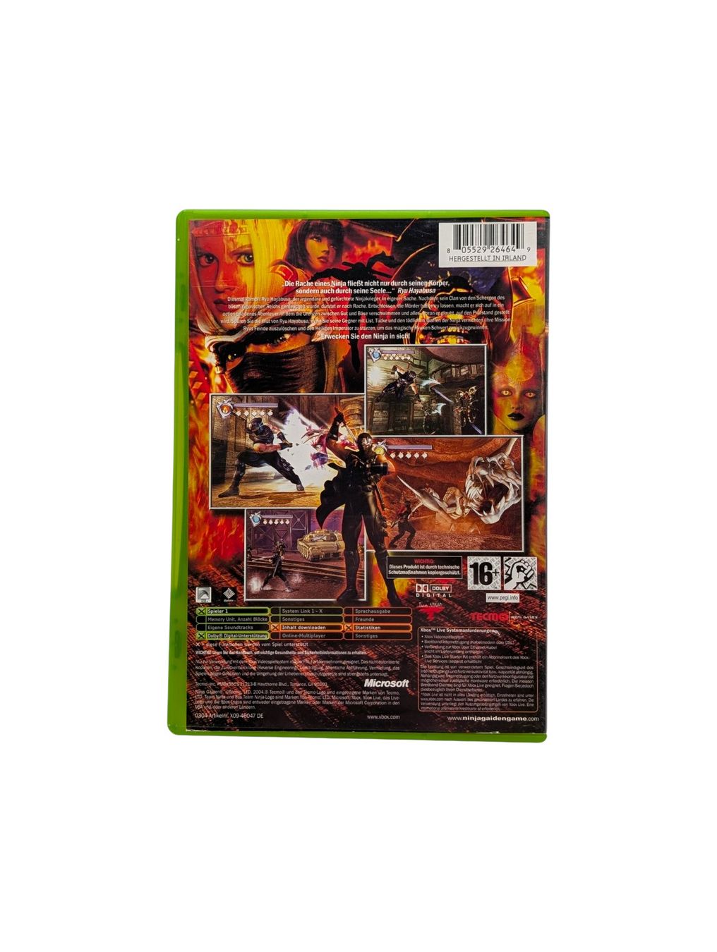 Microsoft Giochi: Ninja Gaiden Xbox Classic – Usato da Domat/Ems venduto da IsseldorsShop 1