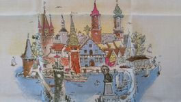 Taschentuch - Lindau, die Ferieninsel am Bodensee / ±1960