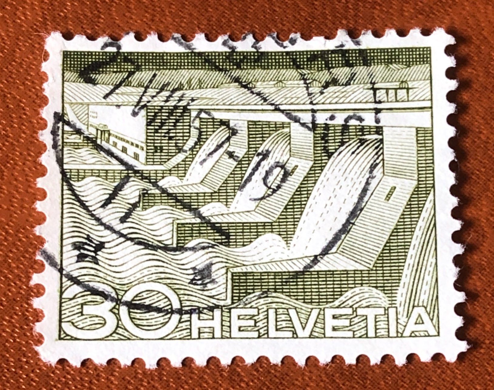 Tutti i francobolli: Nr.303 mit Stempel Technik und Landschaft    – Usato da Aarau venduto da Billa007