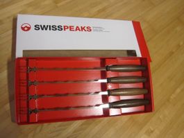4 SWISSPEAKS FONDUEGABELN mit BERGPANORAMA OSTSCHWEIZERALPEN