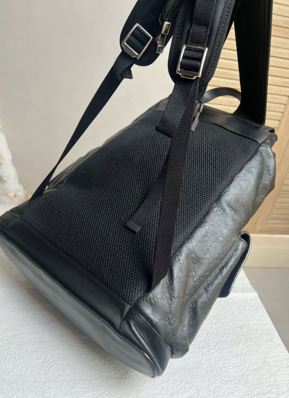 Gucci Zaini: Gucci Rucksack Leder Schwarz – Usato da Horw venduto da NapoleonSSCS 3