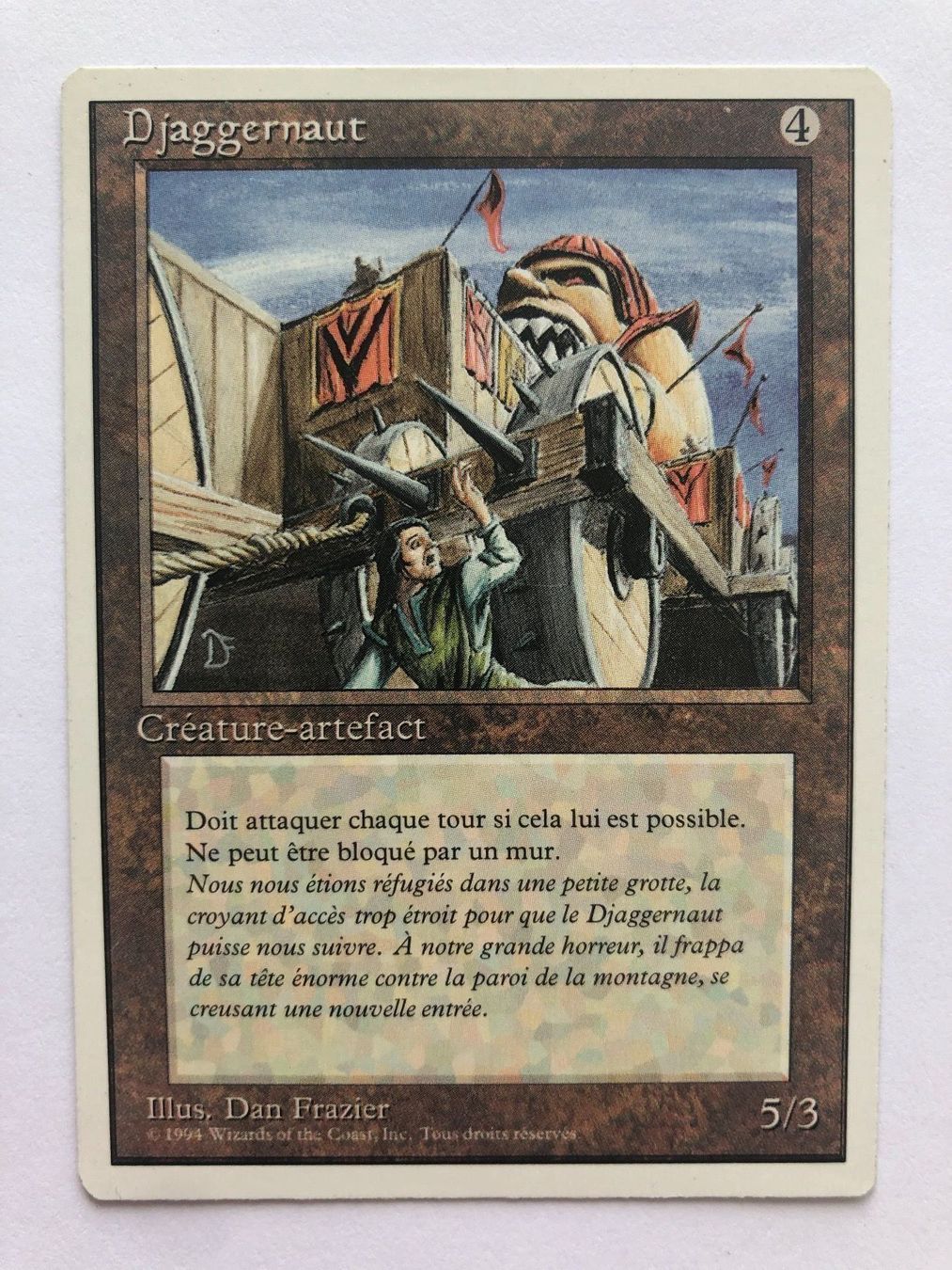 Cartoline: MTG - Djaggernaut – Usato da Zürich venduto da T_H_O_M_A_S