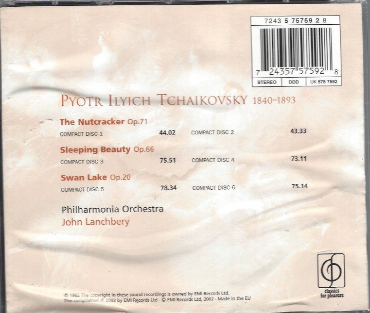 CD: 5 CD Pyotr Ilyich Tchaikovsky : 1840-1893 (5 CDs !!!) – Usato da Courtepin venduto da Fin_dj7p 1