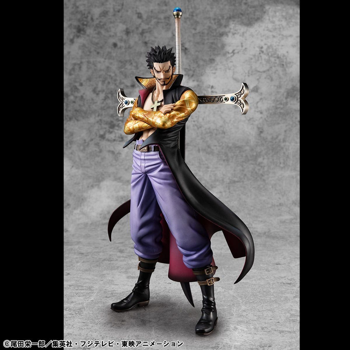 Statuette: One Piece P.O.P. SA-MAXIMUM Hawk Eye Dracule Mihawk Ver. R – Nuovo e nell'imballaggio originale da St-Imier venduto da ATTAKSHOP 7