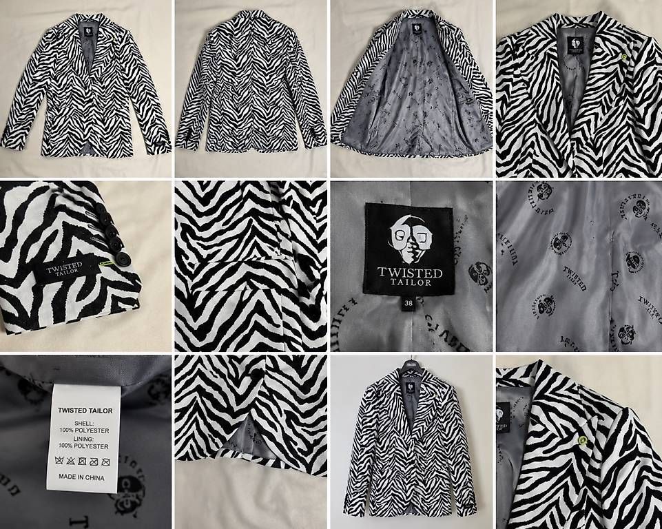 Giacche:     Blazer zèbre Twisted Tailor  Taille 46 / S – Usato da Renens VD venduto da Alijegge