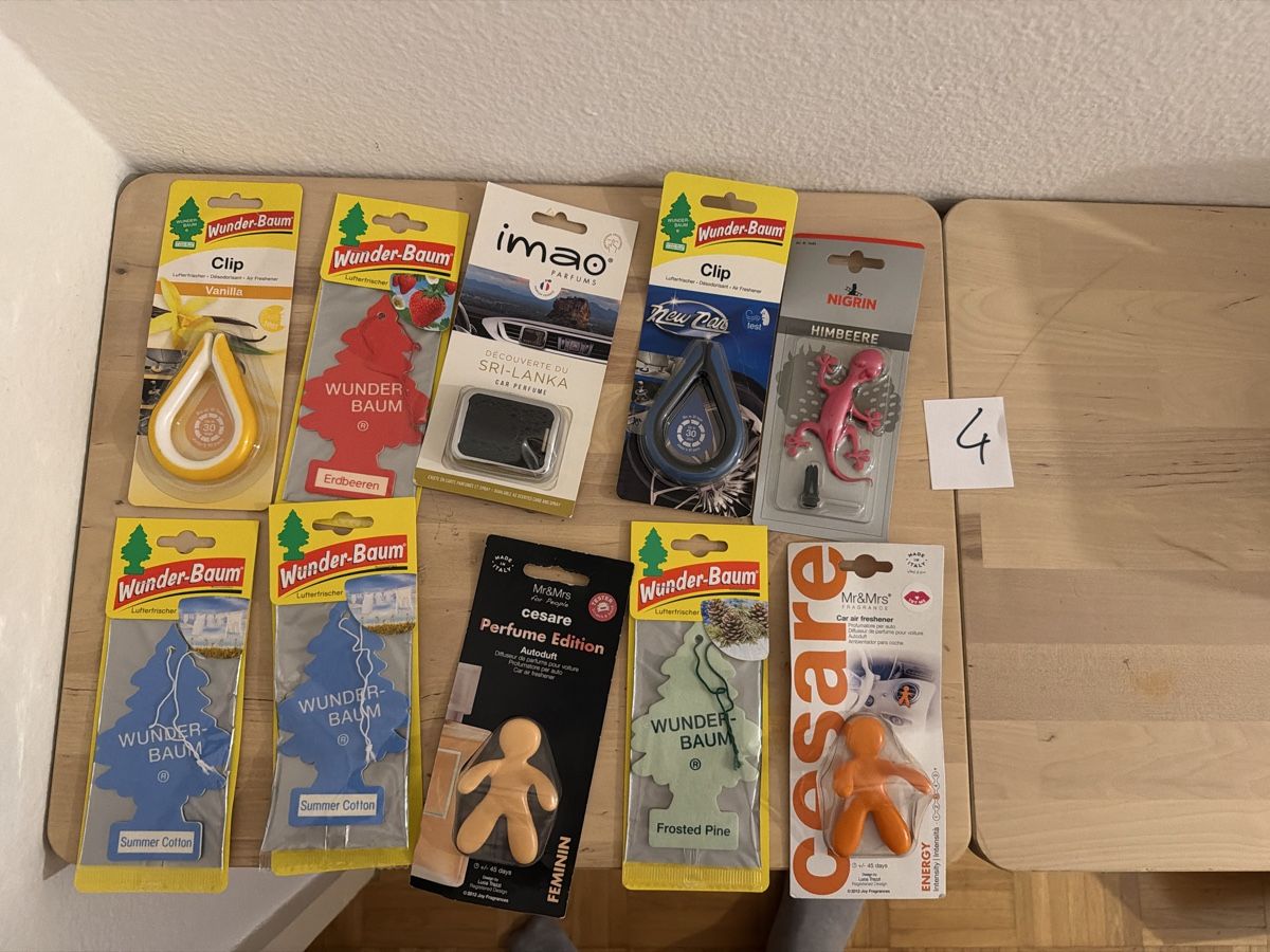 Lufterfrischer: Duftbäume und Lufterfrischer 10stk 4 – Neu und originalverpackt aus Kloten von sze_wb99