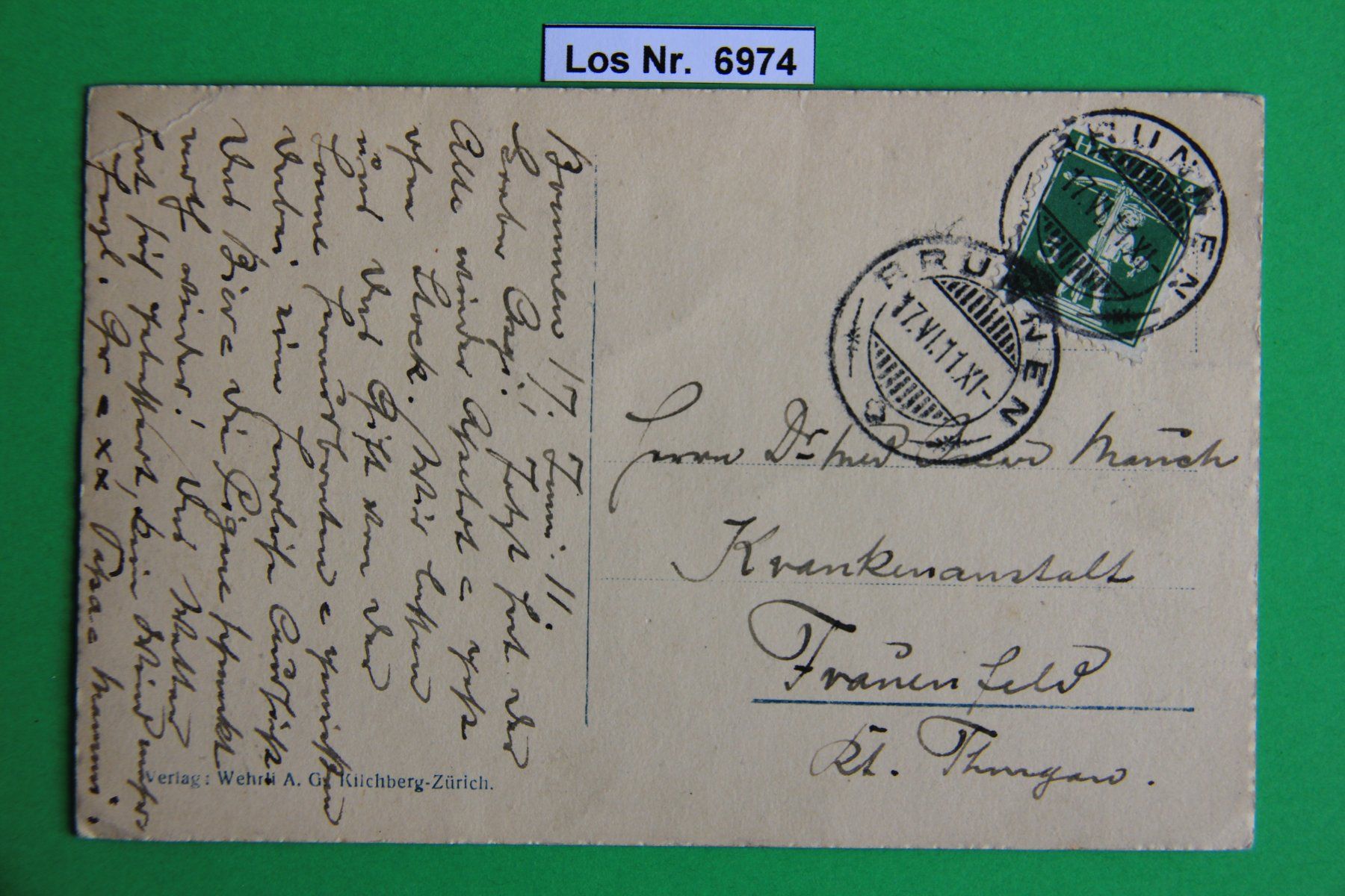 Cartoline postali: CH Ansichtskarte Brunnen um 1900                    Los 6974 – Usato da Volken venduto da jukon65 1