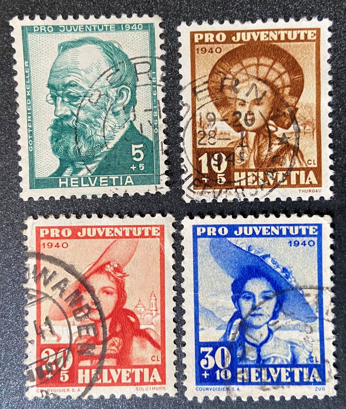 Tutti i francobolli: Lot  Pro Juventute Sätze 1932 - 1941 – Usato da Böckten venduto da Hansi36 8