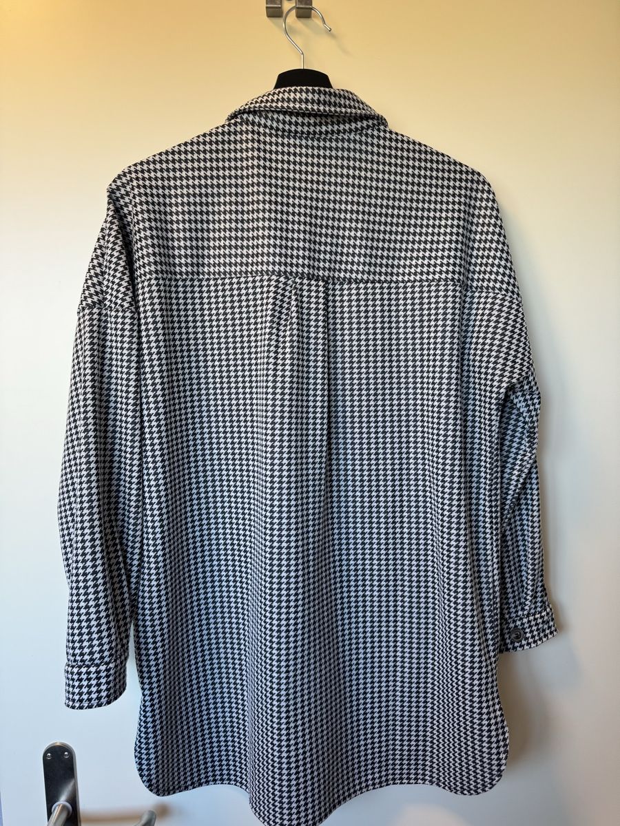 Camicette: Oversize-Hemd Gr. S Hahnentritt Muster – Usato da Zürich venduto da cha_7n8s 3