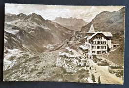 ANTIKE ANSICHTSKARTE POSTAUTOS KLAUSENPASS