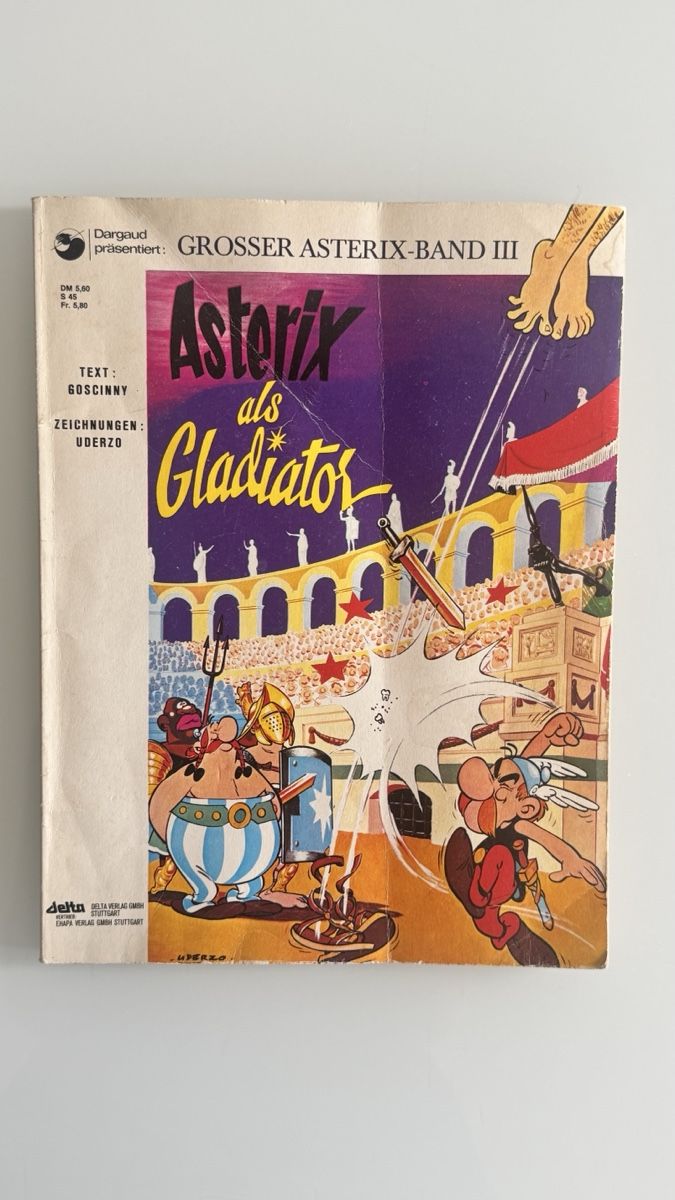 Fumetti: Asterix als Gladiator - Grosser Asterix-Band III – Usato da Neuchâtel venduto da Elipshop