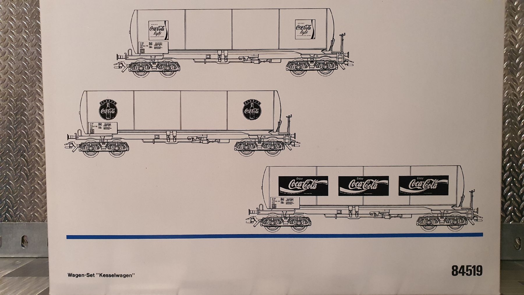 Märklin Modellini di ferrovie: MÄRKLIN 84519 KESSELWAGEN SET – Usato da Männedorf venduto da Modellbau-wyss 6
