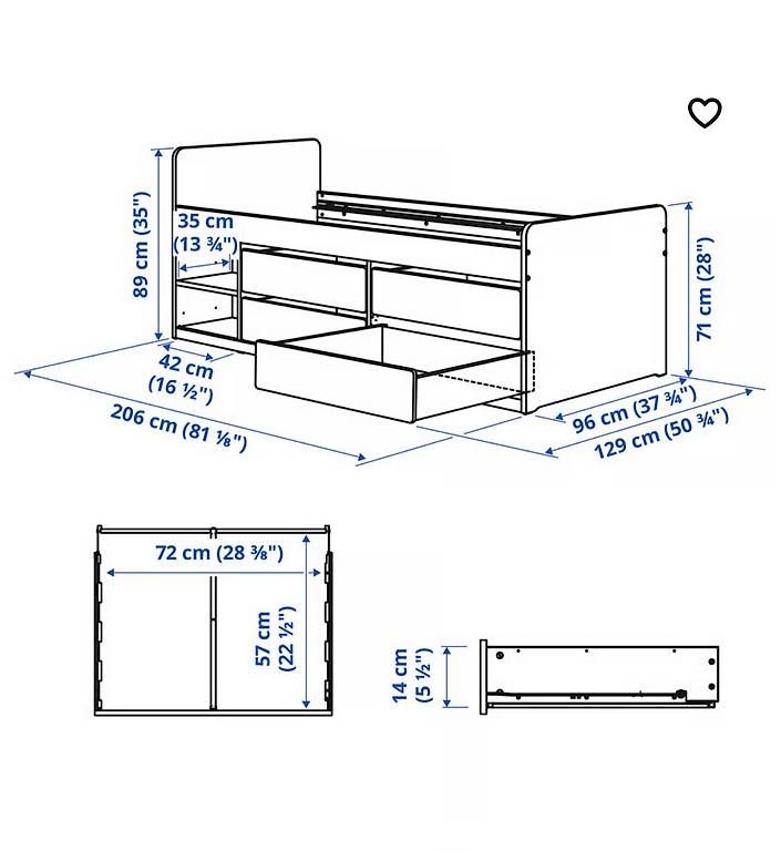 Betten: 2 Ikea Betten – Gebraucht aus Pfäffikon SZ von Aberritt 2
