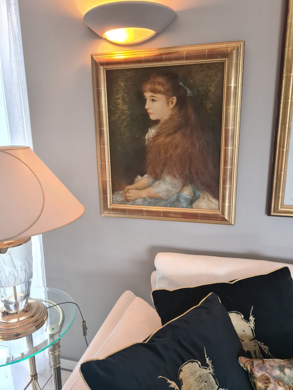 Gemälde: Hervorragendes Öl Gemälde n. Pierre Auguste Renoir – Gebraucht aus Rotkreuz von Dobermann5 7