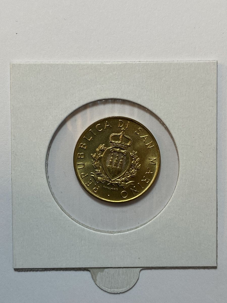 Tutti le monete: San Marin - 20 lires - 1987 - UNC  – Nuovo (secondo la descrizione) da Payerne venduto da Mike1682 1