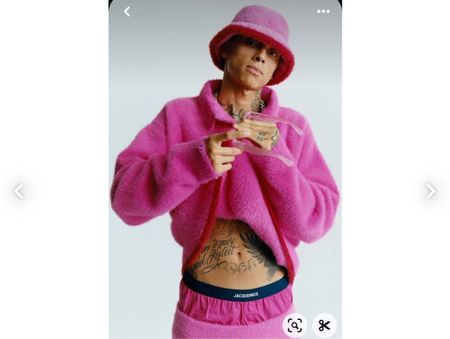 Jacquemus Neve Polo Pink Sweater Pullover