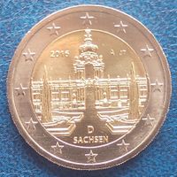 DEUTSCHLAND - ALEMANIA - 2 EURO 2016 (A) - SACHSEN